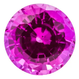 FAB Lab-Grown Pink Sapphire Stone Size