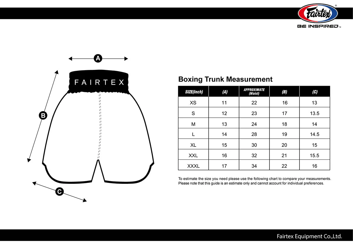 FAIRTEX GRAPHIC BOXING SHORTS TRUNKS - BT2005