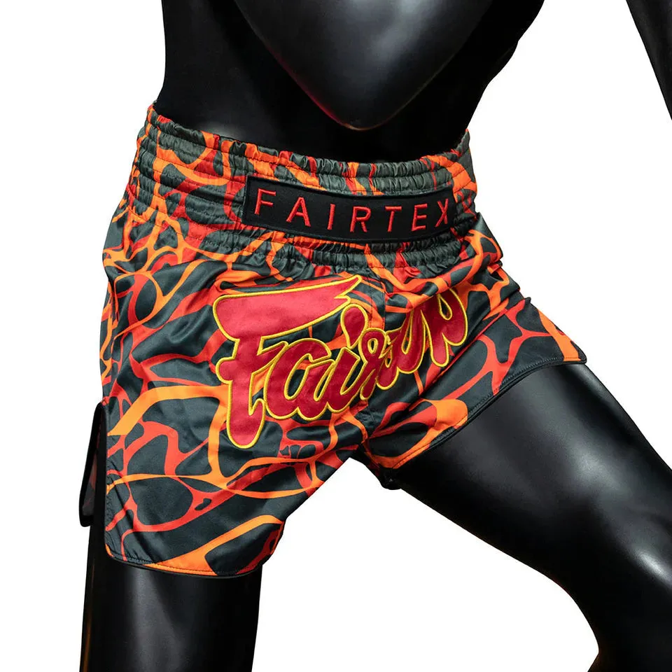 FAIRTEX MUAY THAI SHORTS - BS1926 MAGMA 'RED'