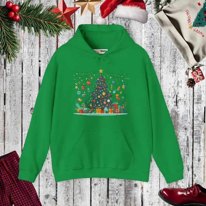 Festive Christmas Hoodie with Nature Vibes
