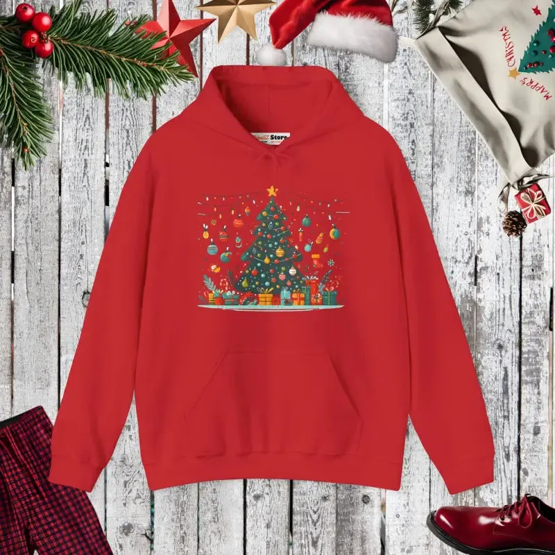 Festive Christmas Hoodie with Nature Vibes