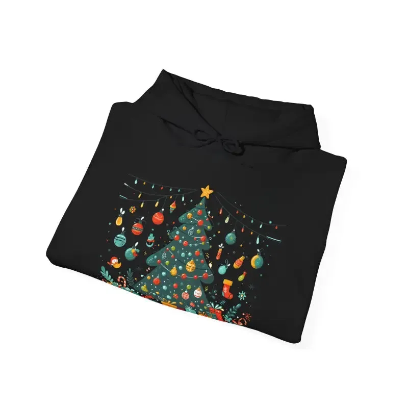 Festive Christmas Hoodie with Nature Vibes
