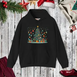 Festive Christmas Hoodie with Nature Vibes