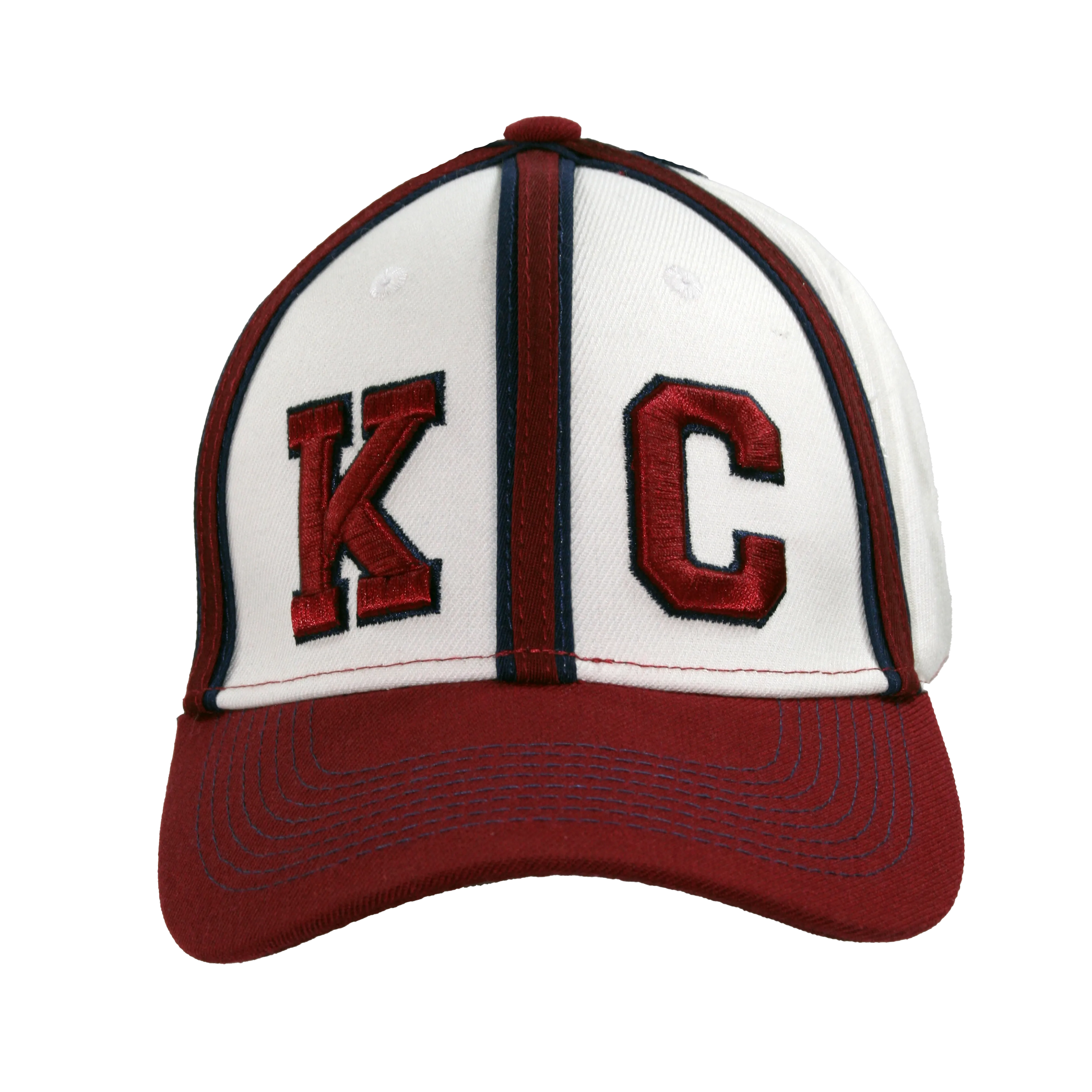 Fitted Hat Red/White
