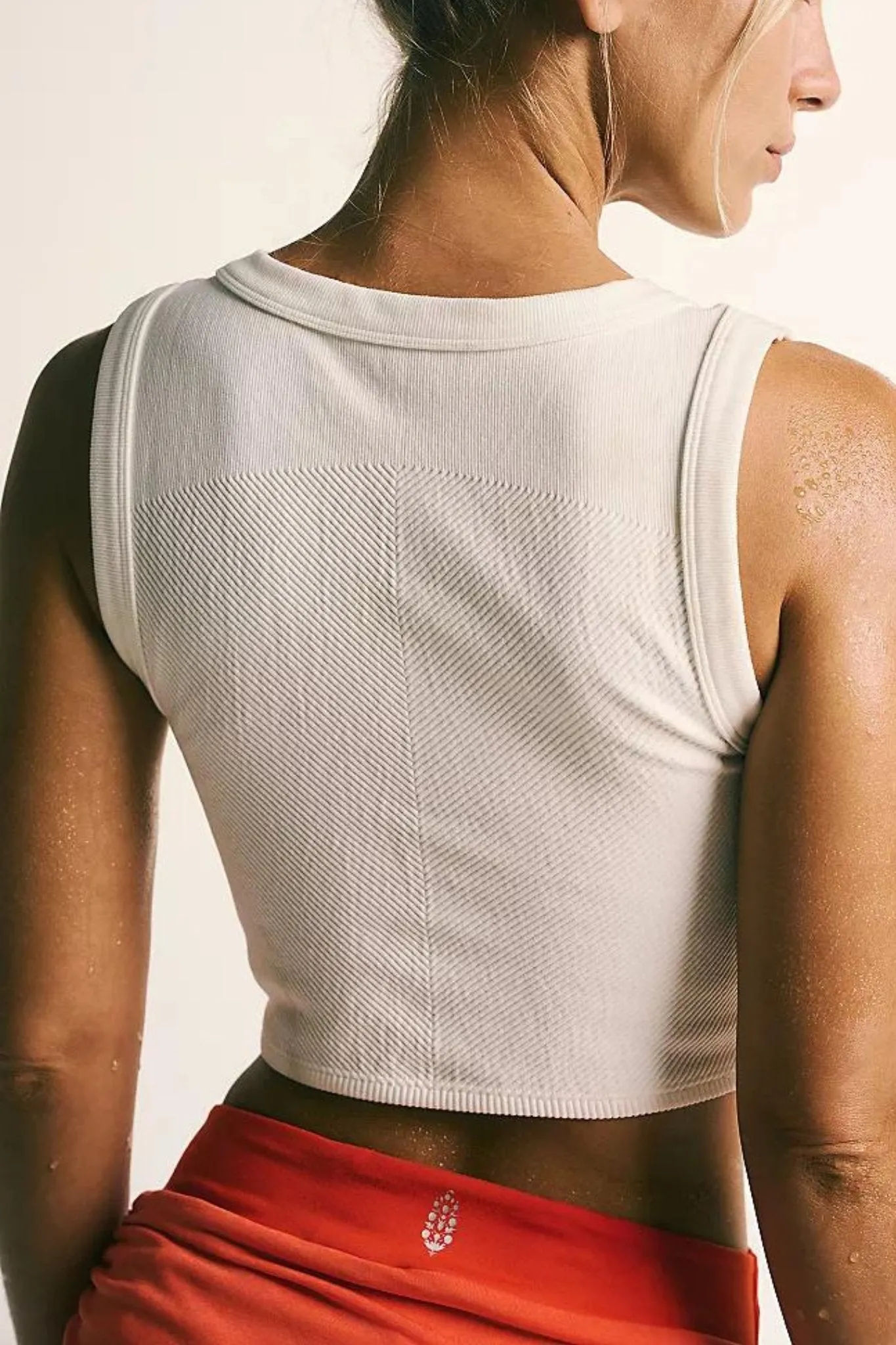 Free People: Free Throw Muscle Tank in White