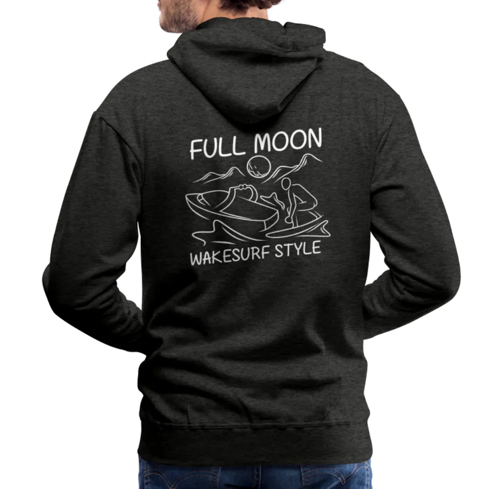 Full Moon Wakesurf Style Men’s Premium Hoodie