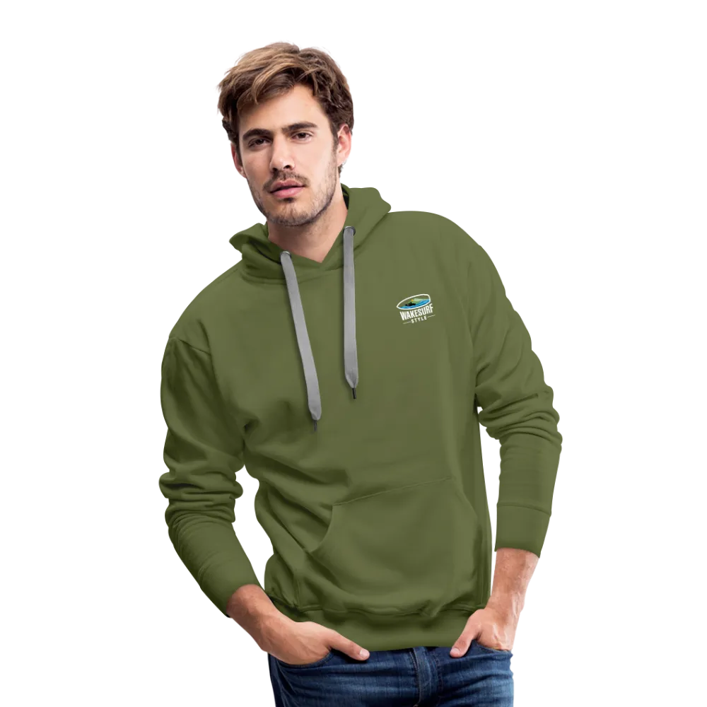 Full Moon Wakesurf Style Men’s Premium Hoodie