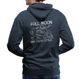 Full Moon Wakesurf Style Men’s Premium Hoodie