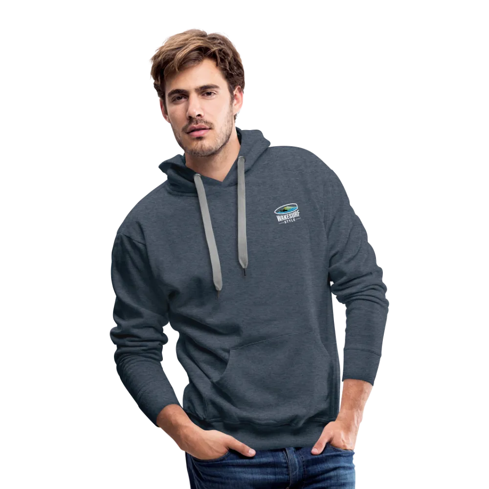 Full Moon Wakesurf Style Men’s Premium Hoodie