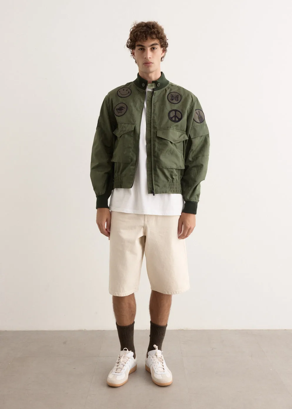 G-8 Jacket - Python Jacquard Sateen