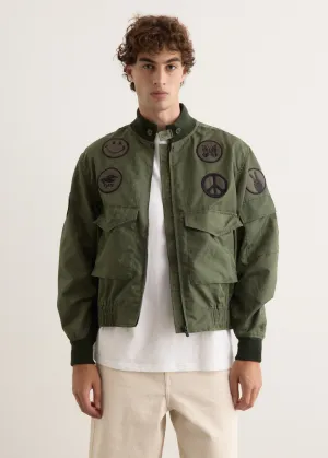 G-8 Jacket - Python Jacquard Sateen