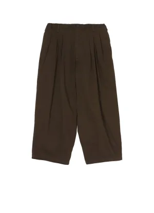 GARMENT DYED KATSURAGI PANTS WITH 12-TUCKS