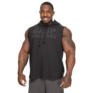 GASP Thermal SL Hoodie - Washed Black