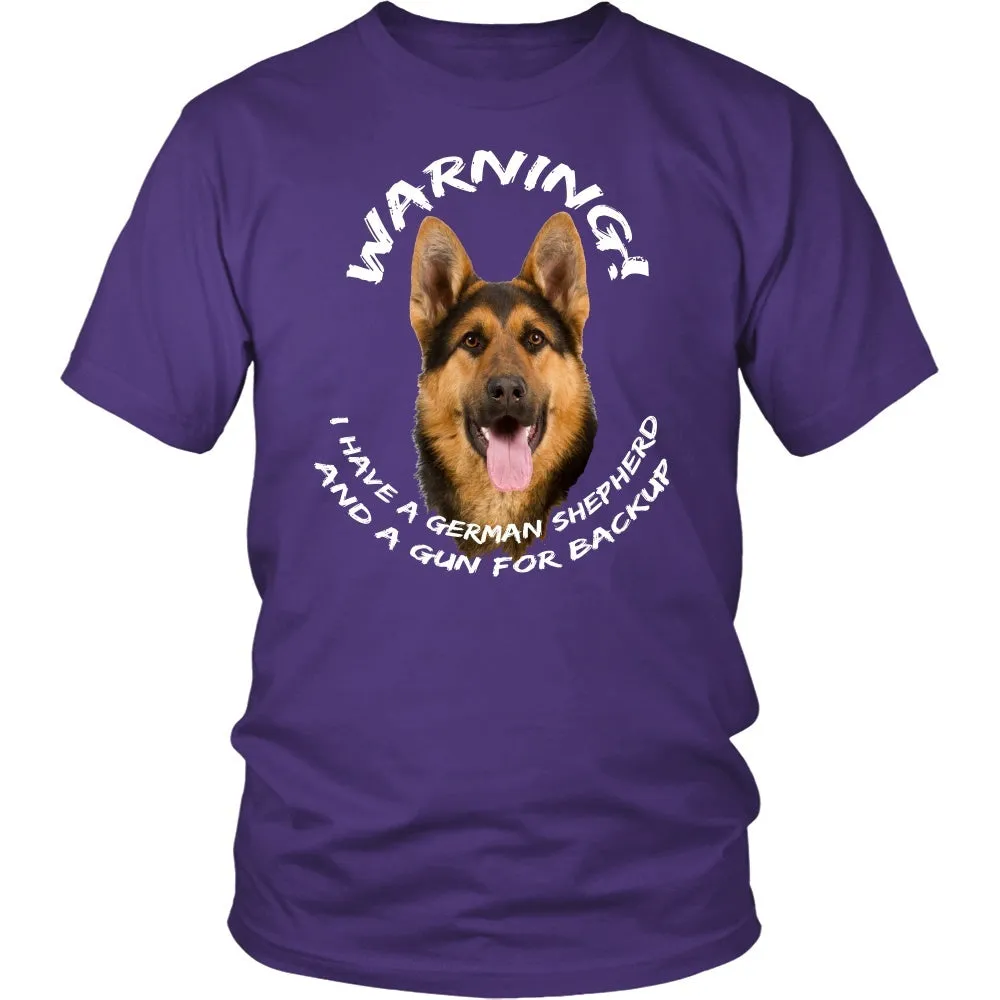 German Shepherd Warning