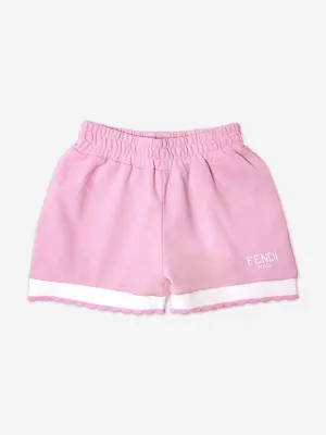 Girls Logo Shorts in Pink
