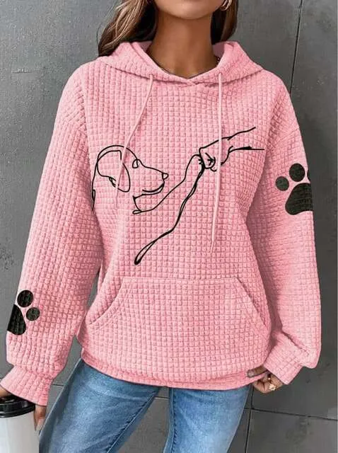 Grace - Waffle Hoodie