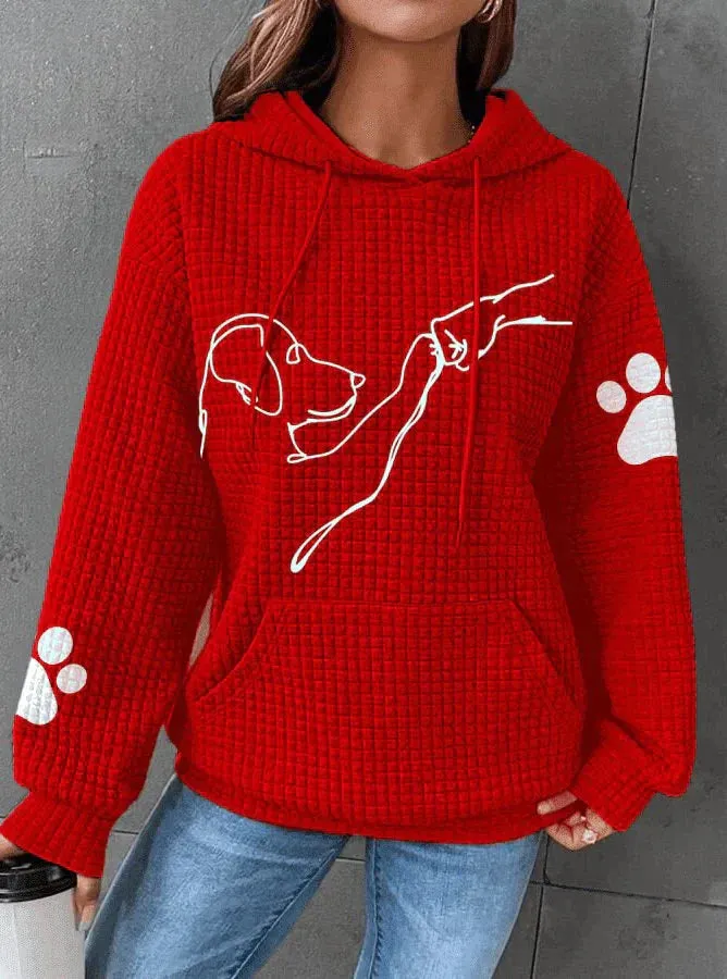 Grace - Waffle Hoodie
