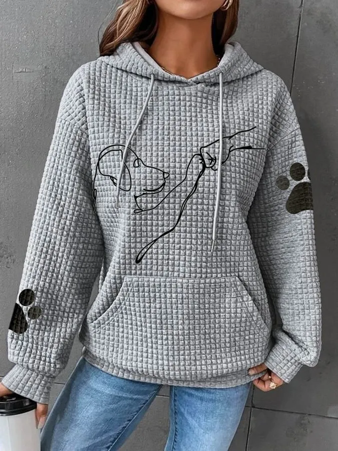 Grace - Waffle Hoodie