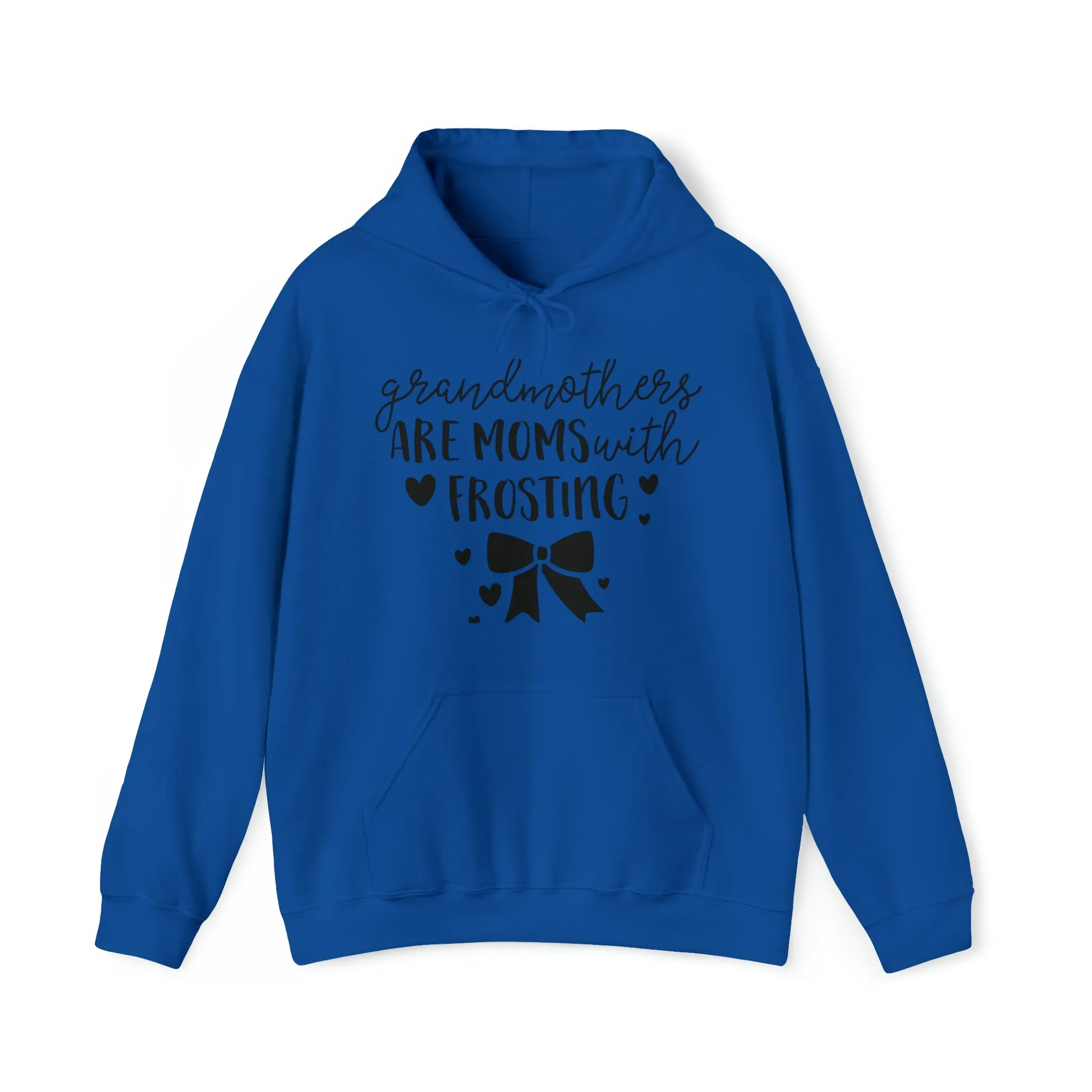 Grandma's are mom's with frosting- Unisex Heavy Blend™ Hooded Sweatshirt
