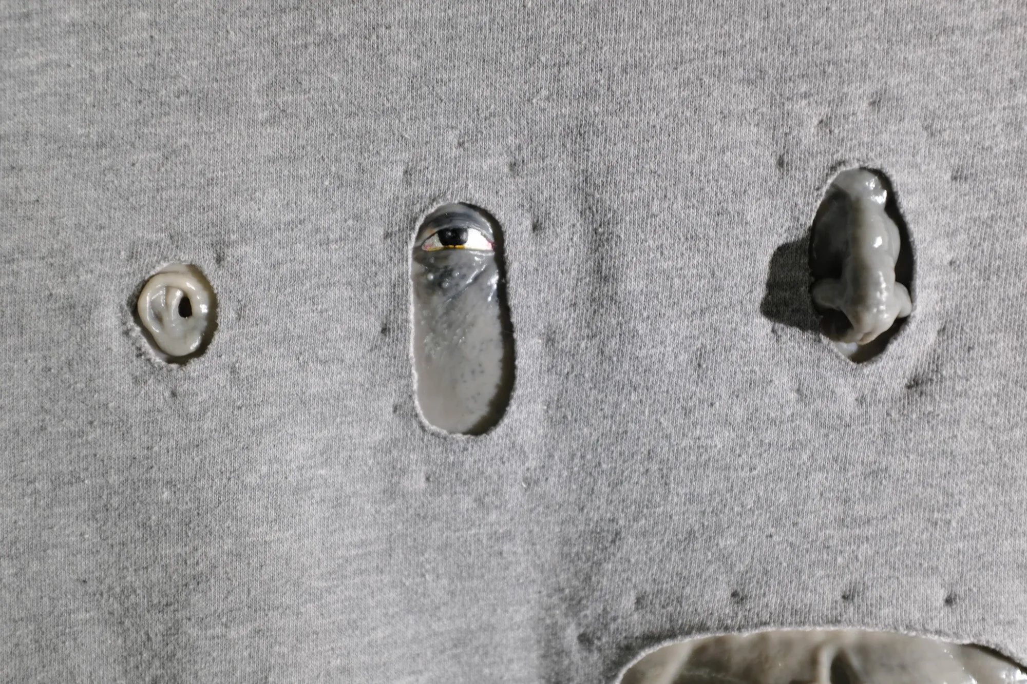 Gray Face Sweatshirt