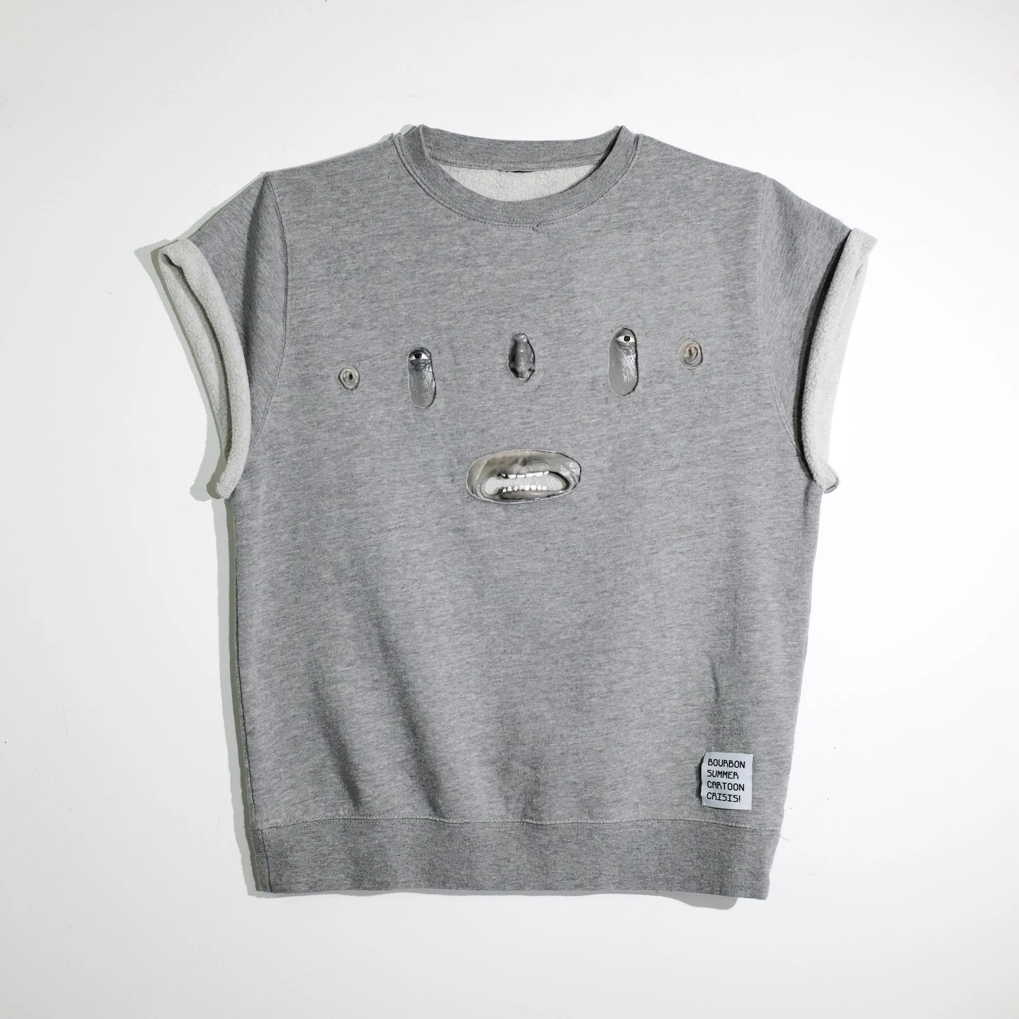 Gray Face Sweatshirt