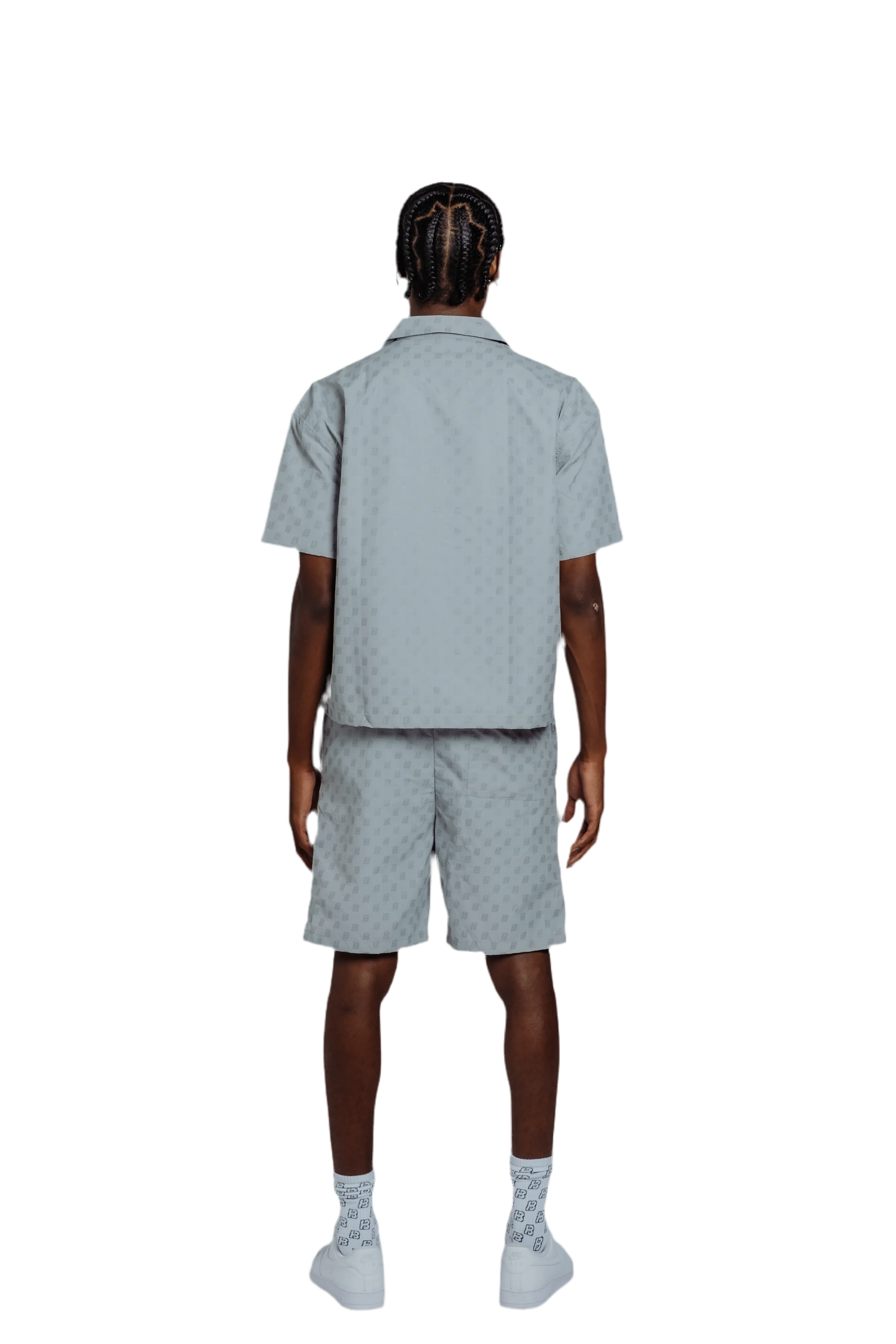 Grey Renylon Tailored shorts