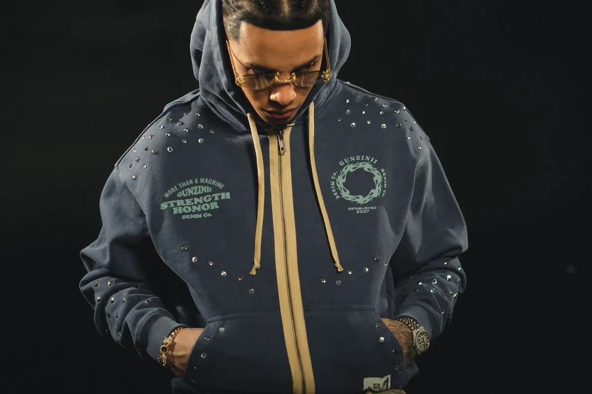 Gunzinii Strength Honor Hoodie (Moonlight)