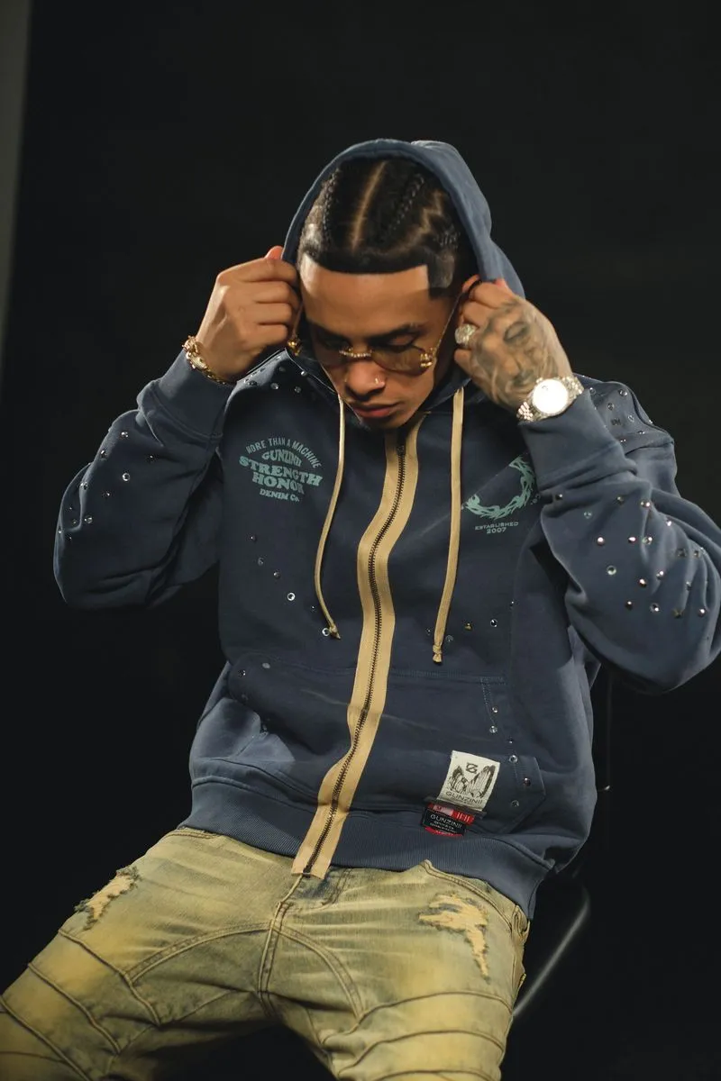 Gunzinii Strength Honor Hoodie (Moonlight)