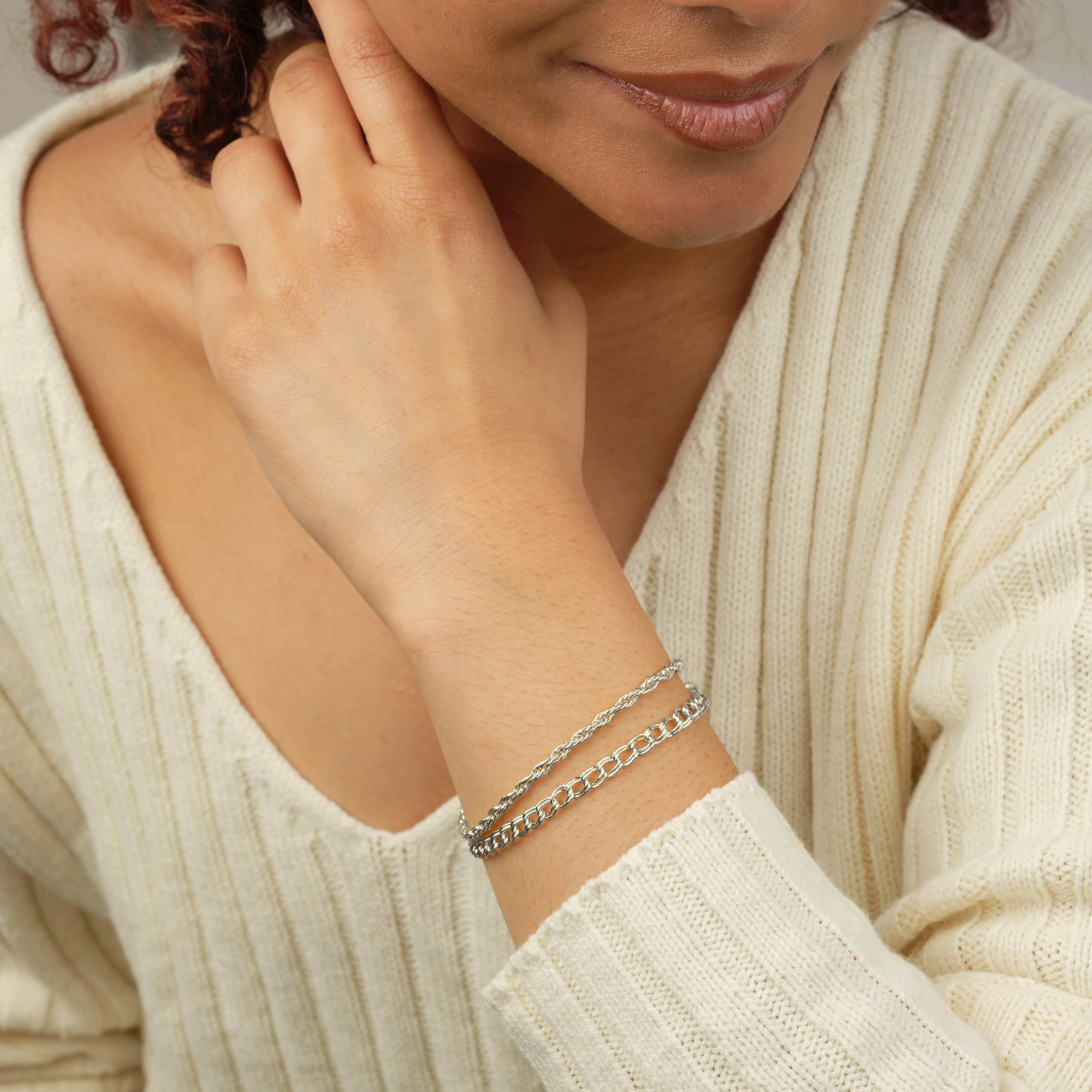 Hallie Layered Chain Bracelet