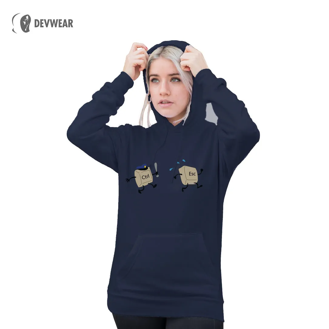 HOODIE CONTROL AND ESCAPE KEYS