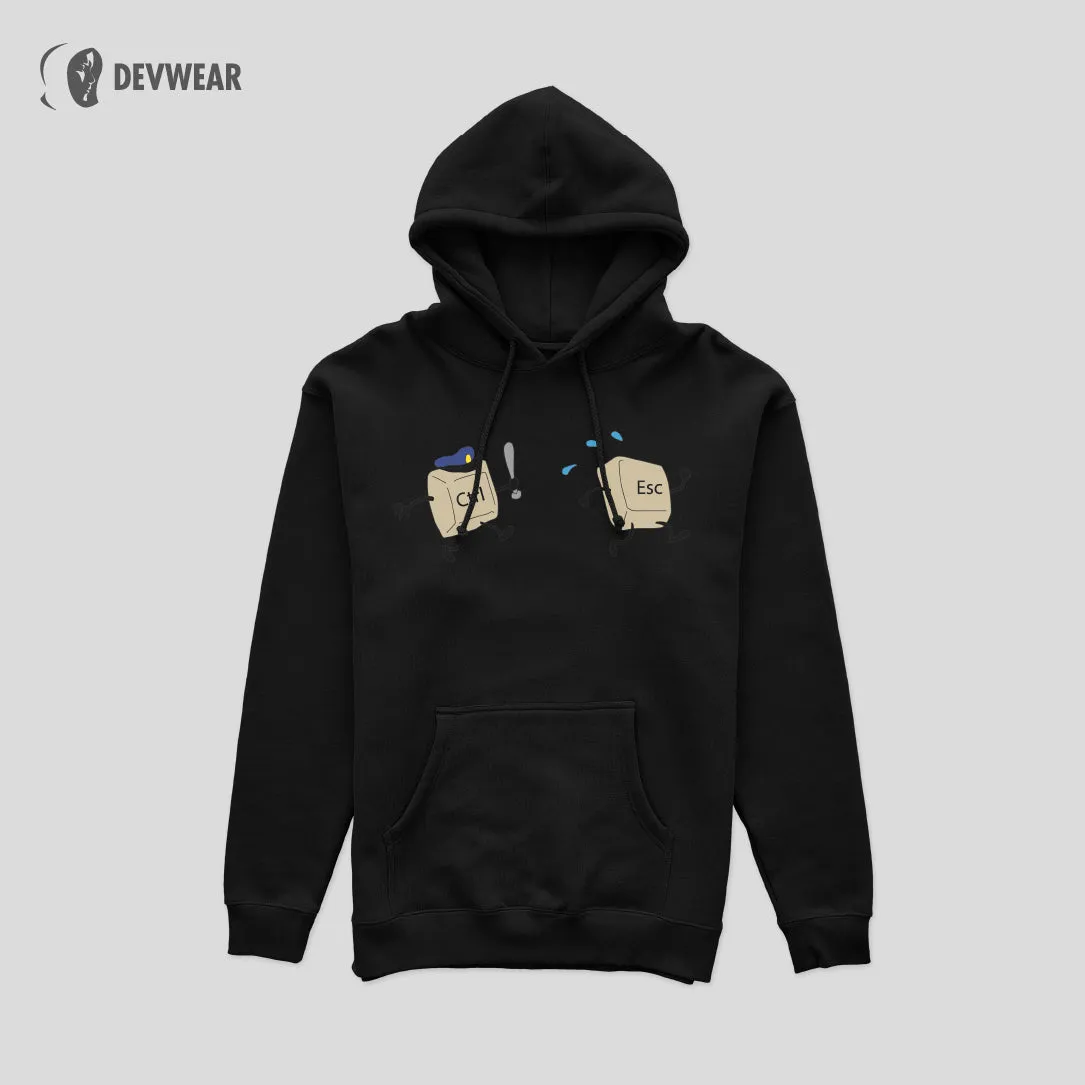 HOODIE CONTROL AND ESCAPE KEYS
