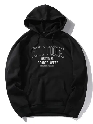 Hoodies cetak surat edisi