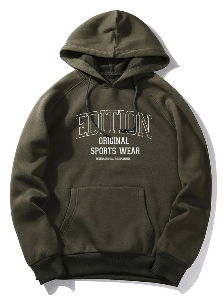 Hoodies cetak surat edisi
