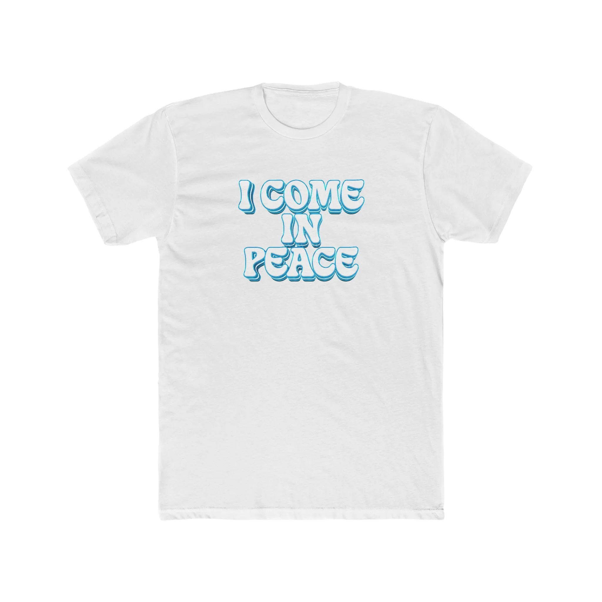 I Come In Peace | Deluxe Tee | Navy