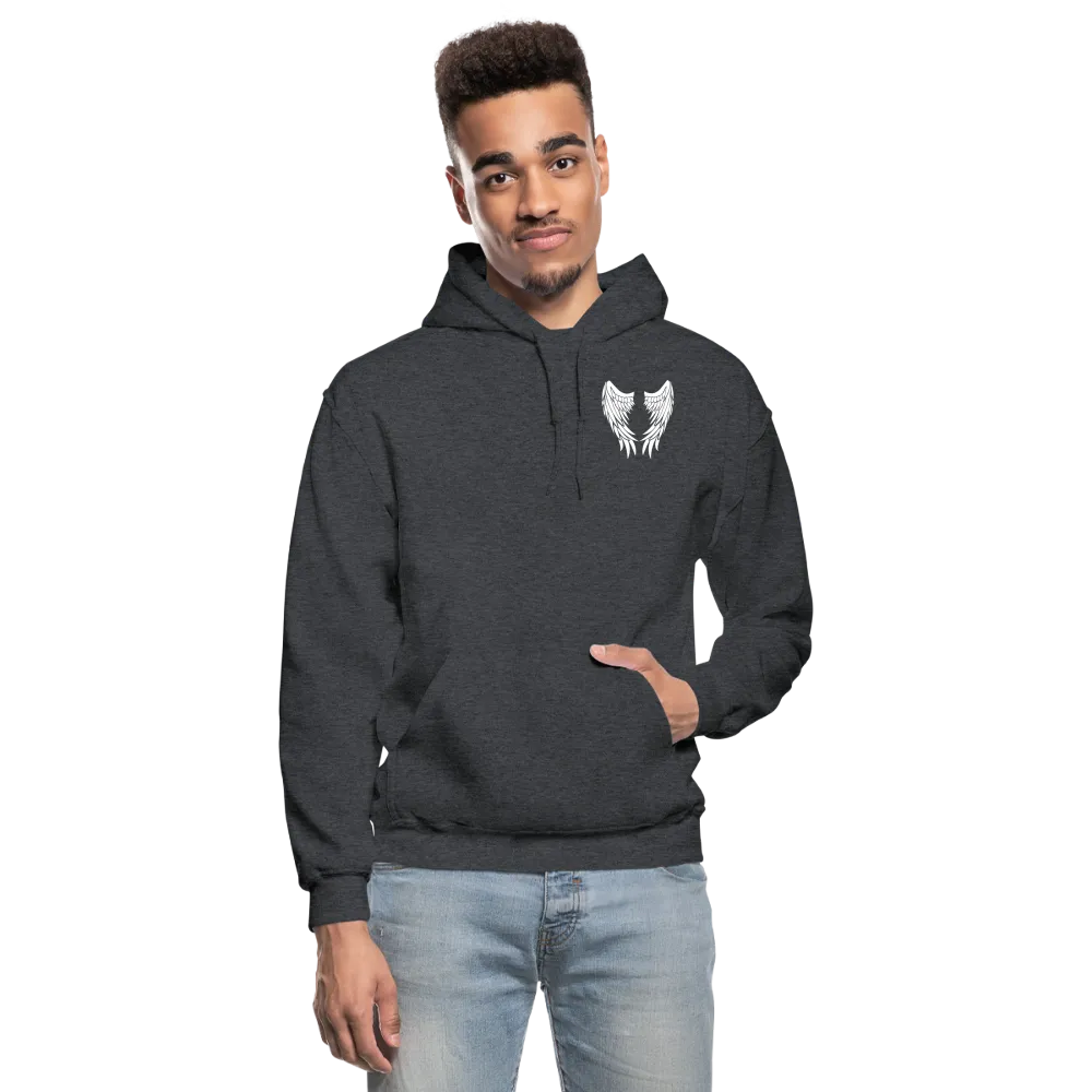 I Have a Guardian Angel I call him Dad Gildan Heavy Blend Adult Hoodie (CK4317)