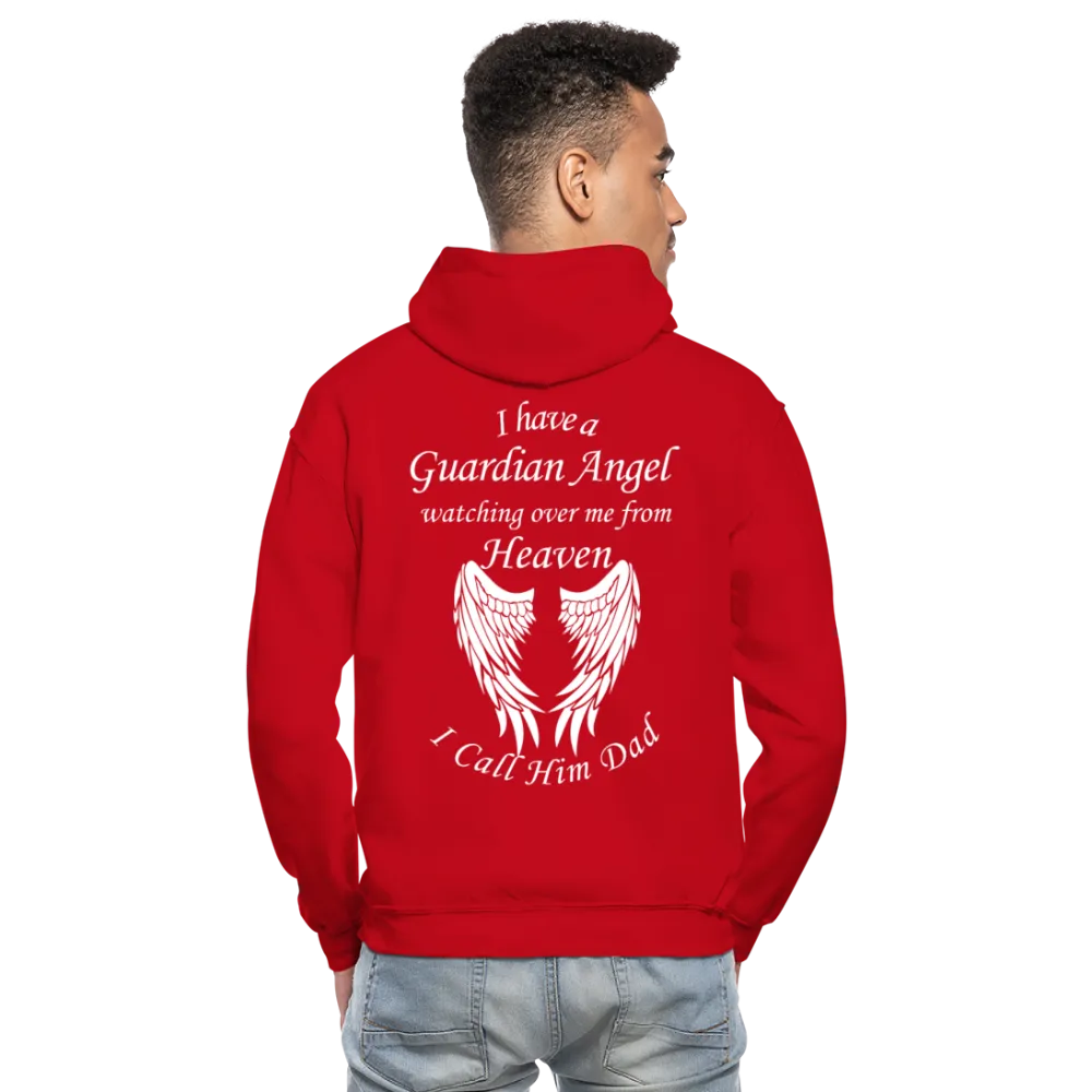 I Have a Guardian Angel I call him Dad Gildan Heavy Blend Adult Hoodie (CK4317)