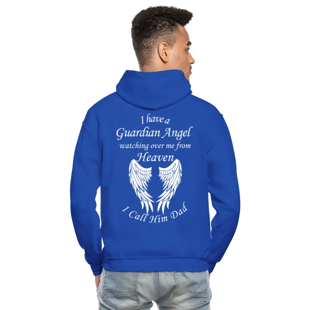 I Have a Guardian Angel I call him Dad Gildan Heavy Blend Adult Hoodie (CK4317)