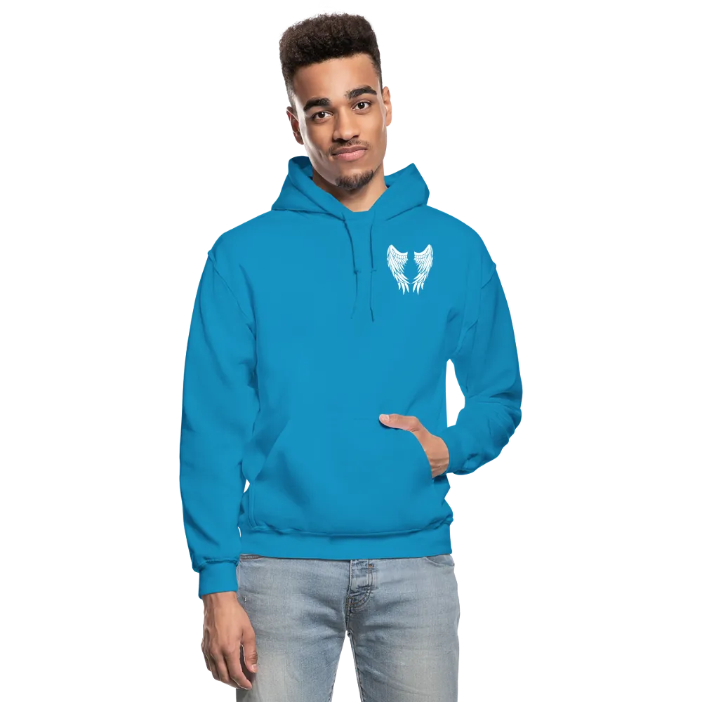 I Have a Guardian Angel I call him Dad Gildan Heavy Blend Adult Hoodie (CK4317)