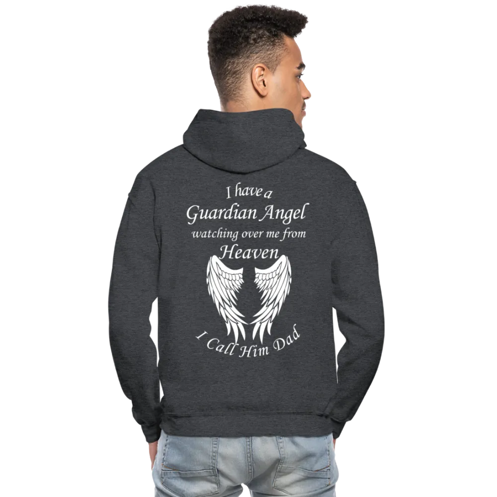 I Have a Guardian Angel I call him Dad Gildan Heavy Blend Adult Hoodie (CK4317)