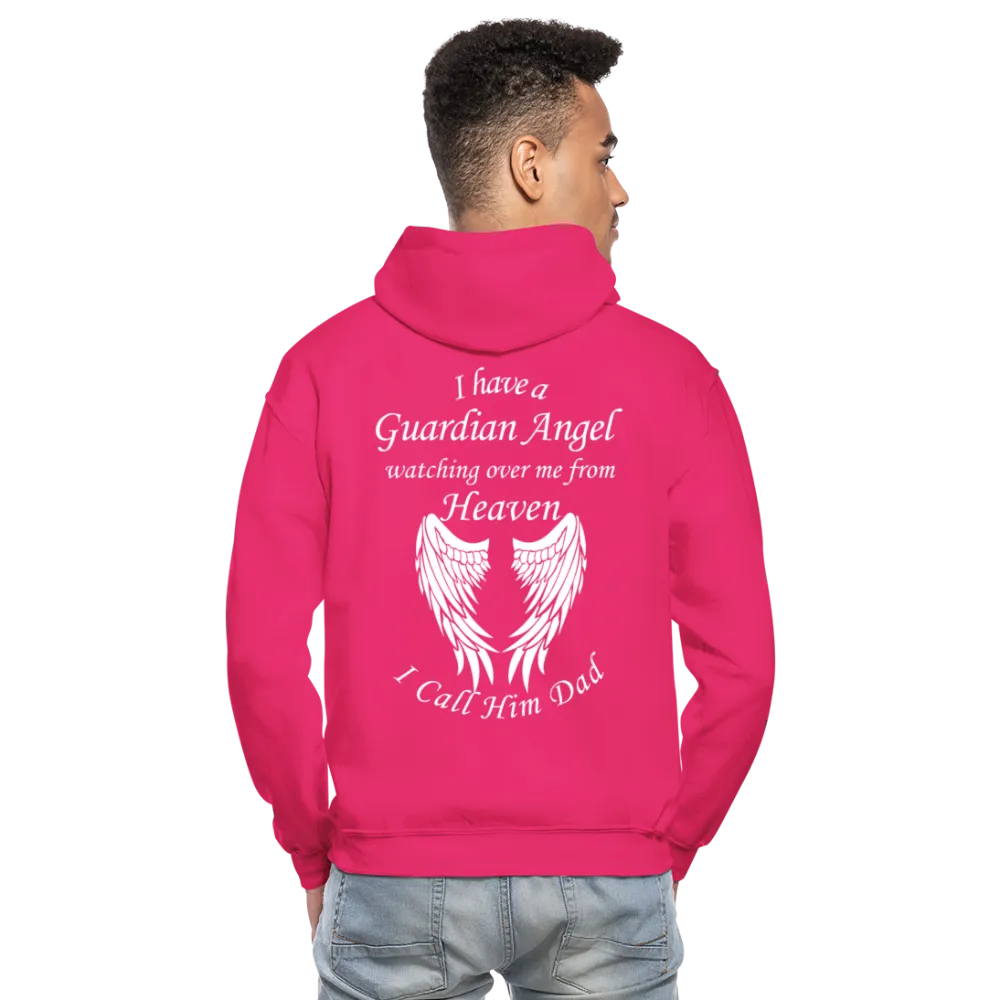 I Have a Guardian Angel I call him Dad Gildan Heavy Blend Adult Hoodie (CK4317)