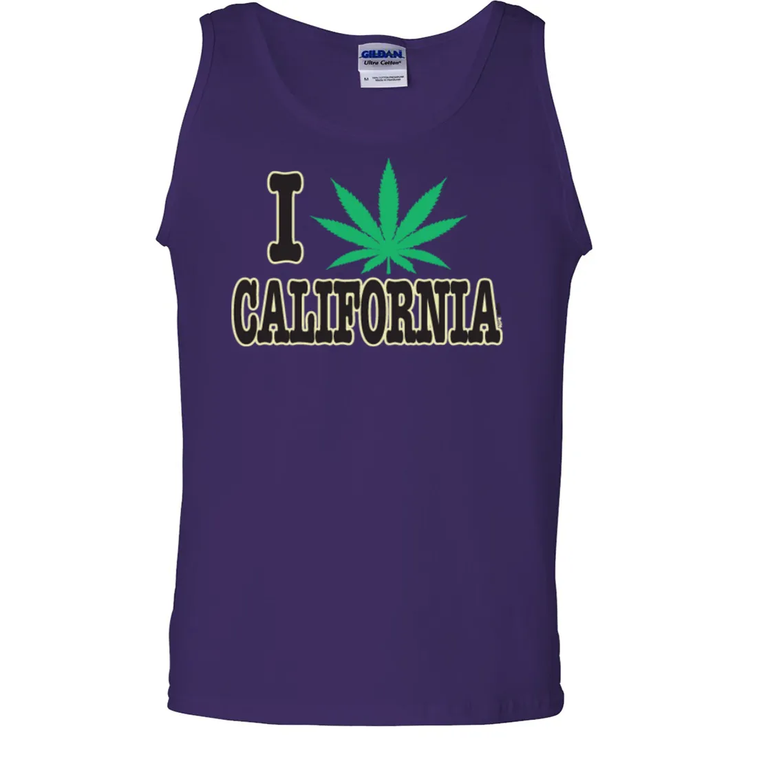 I Love Pot California Asst Colors Tank Top
