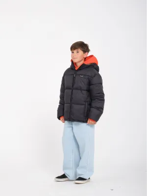 Iconic Puff Jacket (Reversible) - Black - (KIDS)