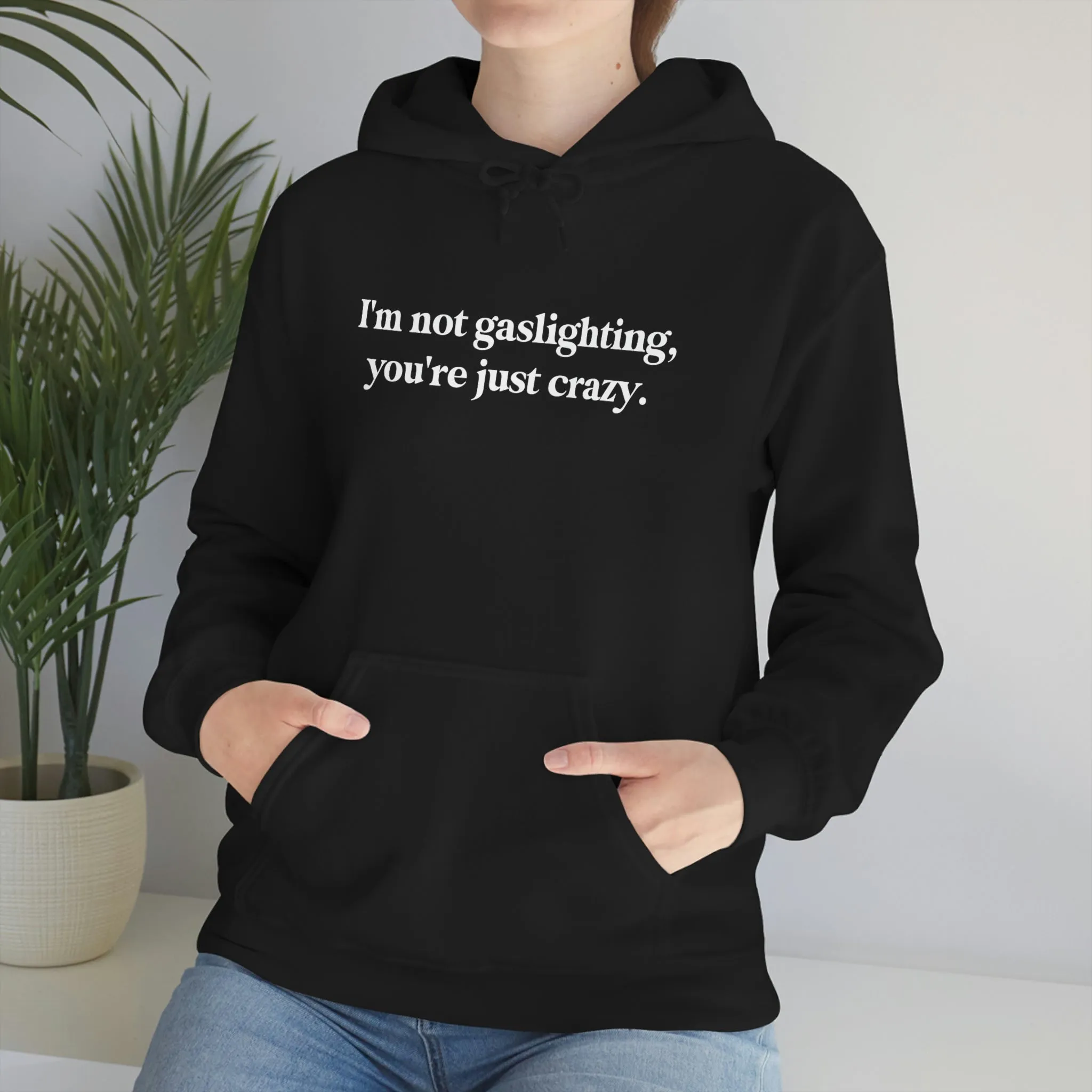 I'm not gaslighting, you're just crazy.