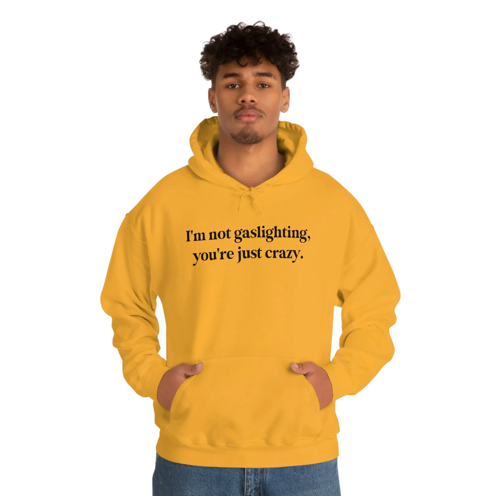 I'm not gaslighting, you're just crazy.