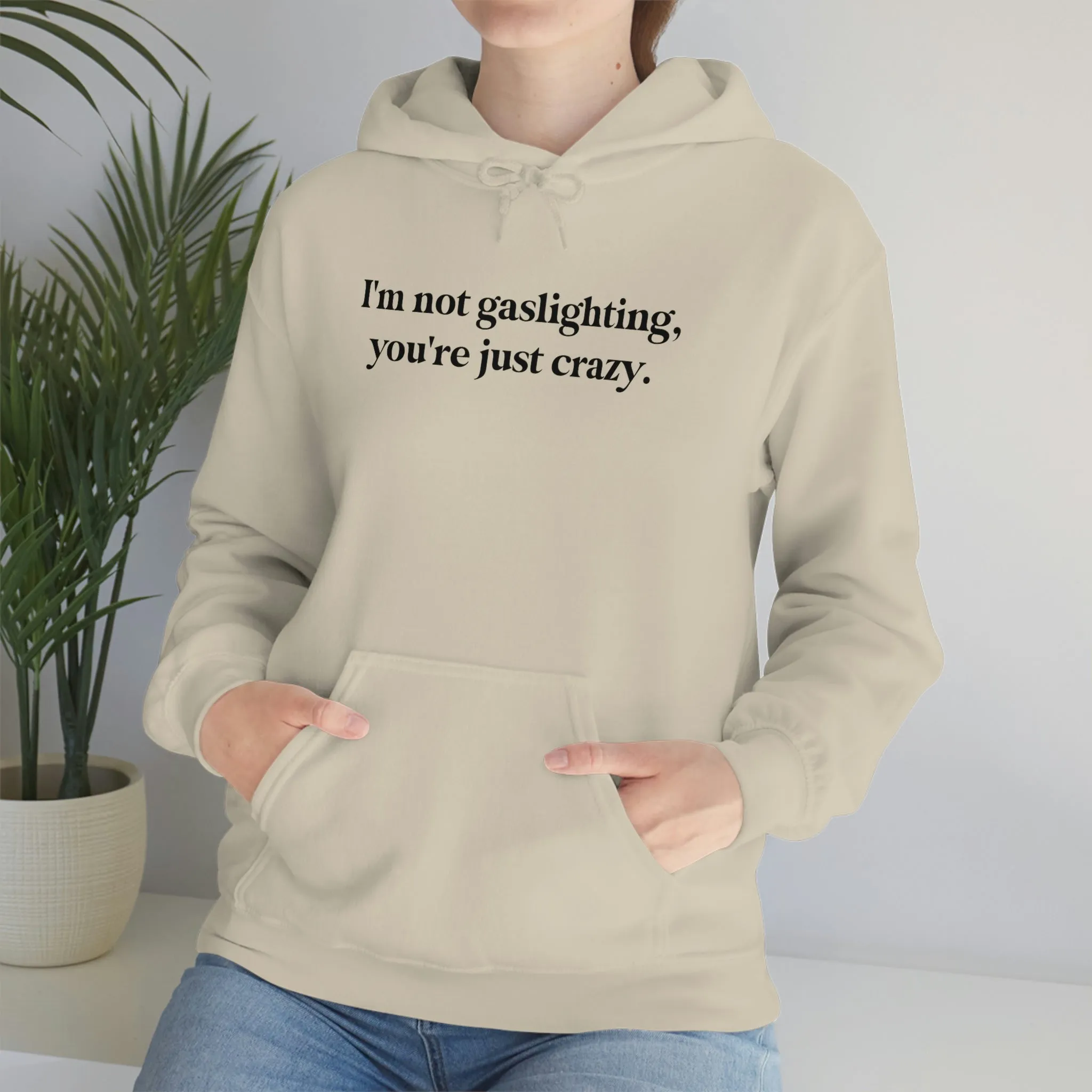 I'm not gaslighting, you're just crazy.