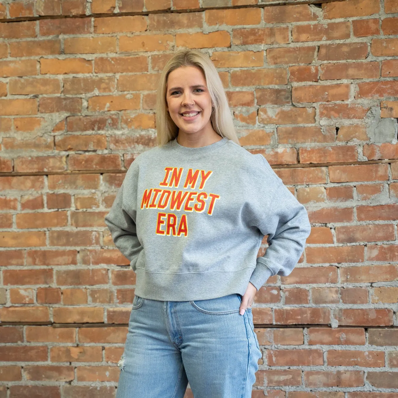 In My Midwest Era Cropped Sweatshirt