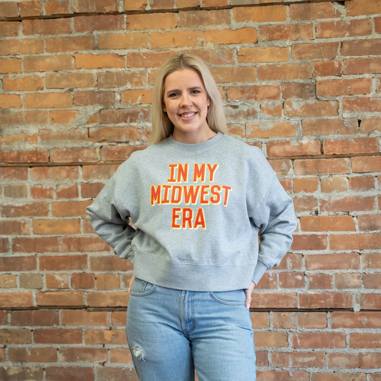 In My Midwest Era Cropped Sweatshirt