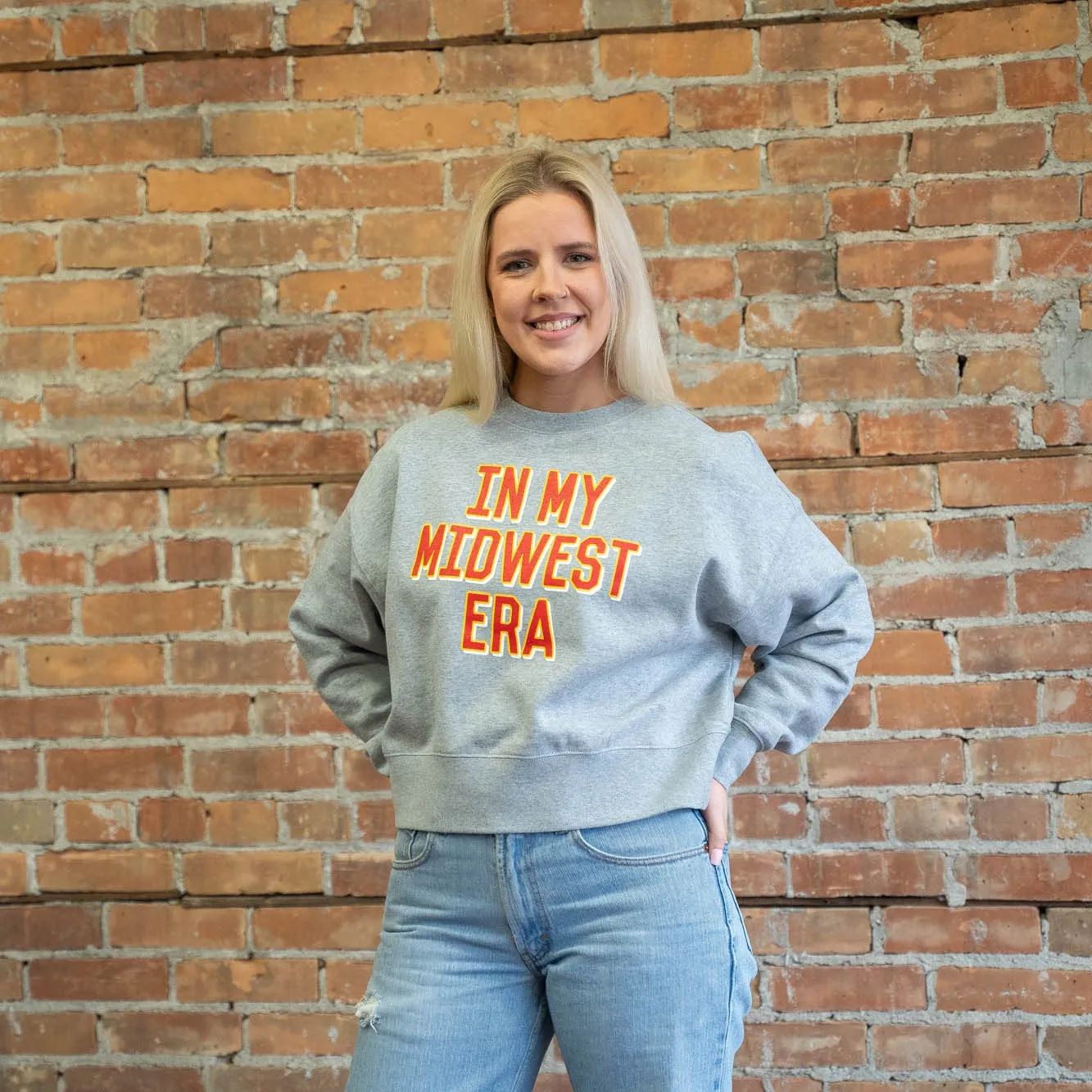 In My Midwest Era Cropped Sweatshirt
