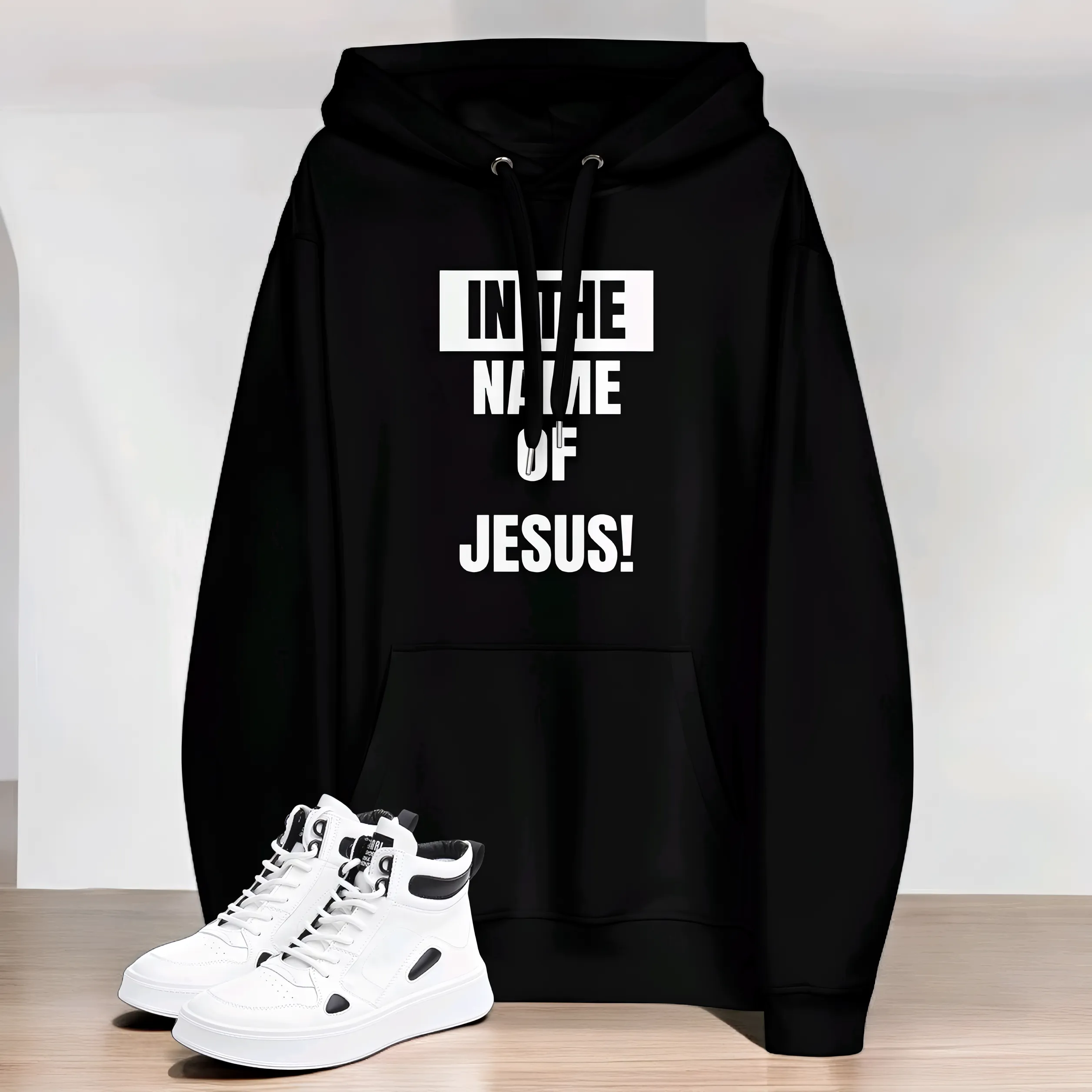 In The Name of JESUS Men's Premium eco hoodie