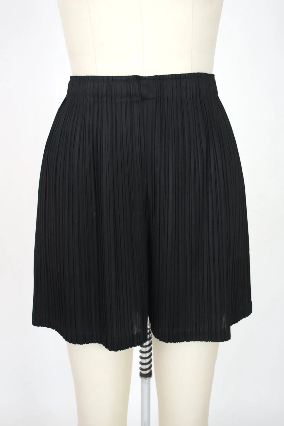 Issey Miyake Pleats Please Plissé Mini Shorts